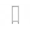 LANBERG 19 colių atviras stovas 27U 600x800 mm pilkas, 27U atviro rėmo serverių stovas
