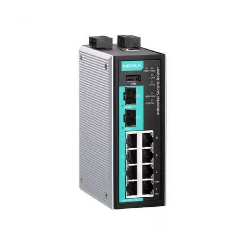 Moxa EDR-810 Kabelrouter Schnelles Ethernet Juoda (EDR-810-2GSFP)
