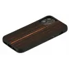 Apsauginis telefono dėklas Man and Wood, skirtas iPhone 12 mini — juodmedžio juodas