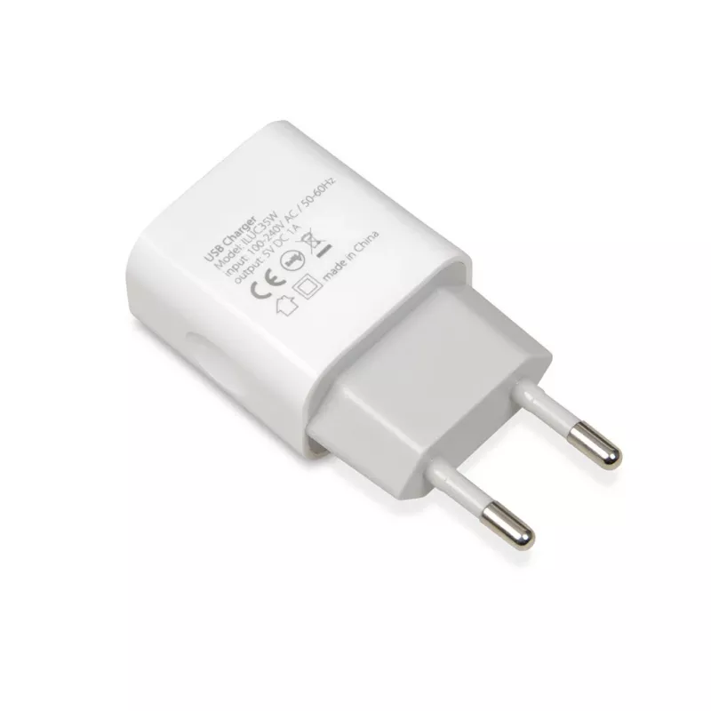 Kintamosios srovės vidaus įkroviklis IBOX C-35 Universalus baltas — 5 V maks., 0,3 A įvestis, 1 A USB išvestis