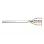 Tinklo kabelis Digitus CAT 6A U/UTP vytos poros pleistrinis laidas, neapdorotas 100 m, pilkas