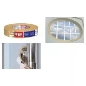 Maskavimo juosta Tesa Maler Krepp 4319 15 mm x 50 m — tvirtas krepas, lanksti