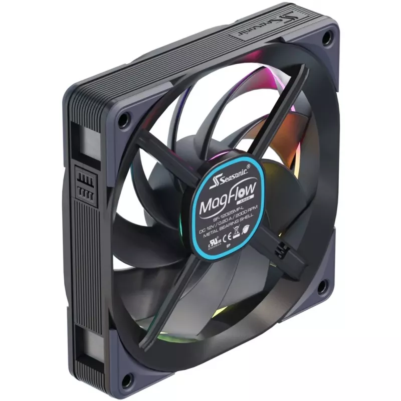 Seasonic MagFlow ARGB 120mm 3 ventiliatorių rinkinys