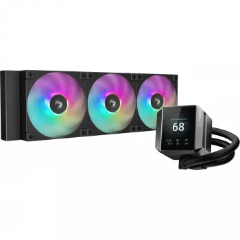 DeepCool MYSTIQUE 360 ARGB procesoriaus aušintuvas „viskas viename“ skystas 12 cm juodas 1 vnt.