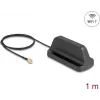 Antena DELOCK 81453 WiFi 7 RP-SMA jungtis daugiakryptė 2,5–3,6 dBi