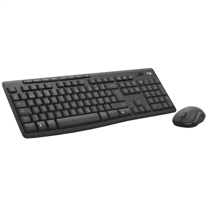 Logitech MK370 Combo for Business klaviatūra su pele, biuro, belaidė RF + Bluetooth, QWERTY, Nordic, grafitas
