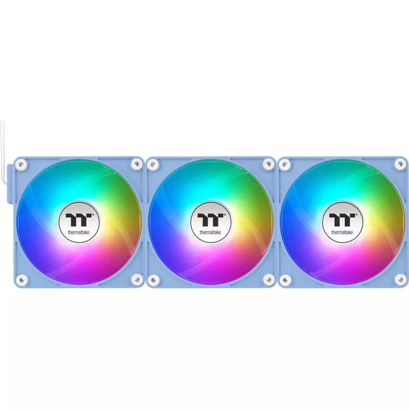 Thermaltake CT140 EX ARGB 140mm korpuso ventiliatoriai, 3 vnt. pakuotė - Hydrangea Mėlyna