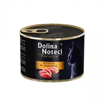 Šlapias kačių maistas Dolina Noteci DOLINA NOTECI Premium — Antis, 185 g, suaugusios katės, be glitimo ir sojos