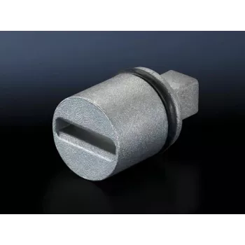 Stovo priedas Rittal 2464.000 — metalinė cinko korpuso apdaila, plotis 27 mm, svoris 20 g