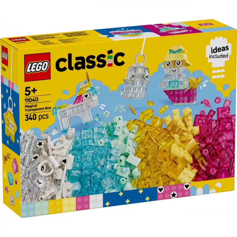 LEGO CLASSIC 11040 Stebuklinga permatoma dėžutė