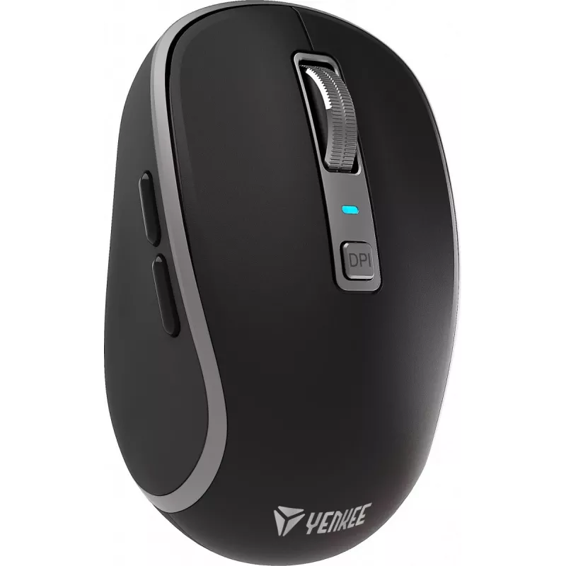 „Dual WiFi+Bluetooth“ belaidė pelė, įkraunama baterija, 5 mygtukai