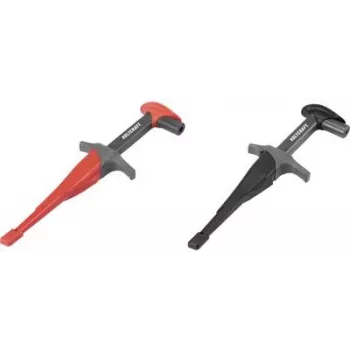 VOLTCRAFT safety-Grabber Clip Set Socket 4 mm CAT III 1000 V, CAT IV 600 V Juoda/Red MSK-115 (VC-8308585)