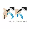 USB laidas DeLOCK 83857 USB 2.0 3 m USB A Micro-USB B Juoda