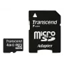 „Transcend“ 4 GB „MicroSDHC“ „Class 10“ atminties kortelė su adapteriu