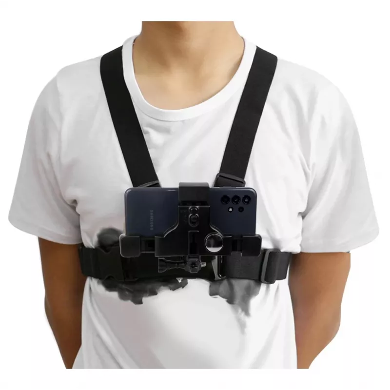Sportinis petnešas MACLEAN MC-445 — universalus krūtinės laikiklis telefonams, kameroms ir GoPro