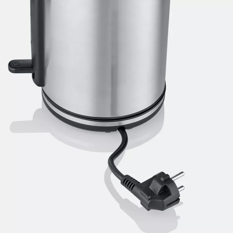 Elektrinis virdulys SEVERIN WK 3449 — 1,7 L, 2400 W, nerūdijantis plienas/plastikas, juodas-sidabrinis