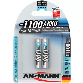 Baterija Ansmann 1x2 NiMH 1100 mAh Mikro AAA HR03