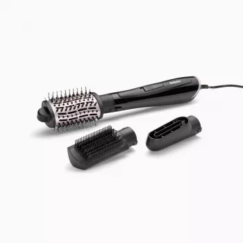 Karšto oro šepetys BABYLISS Style Smooth 1000 Airflow AS128E, 1000 W, juodas, 3 šepečiai, joninė technologija, reguliuojamas termostatas