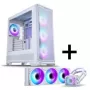PHANTEKS Eclipse G400A PC-Enclosure + Glacier M25 Gen2 AiO-Liquid Cooling - Balta