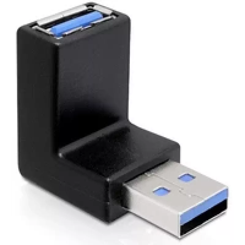 USB 3.0 M/F jungtis DeLOCK 65340 juoda