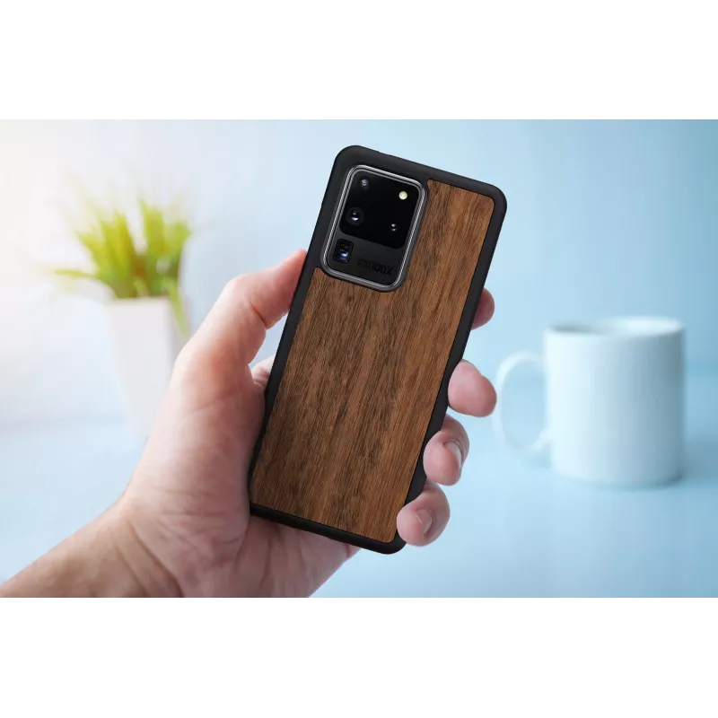 Apsauginis išmaniojo telefono dėklas Man and Wood, skirtas Samsung Galaxy S20 Ultra — Juoda Koala