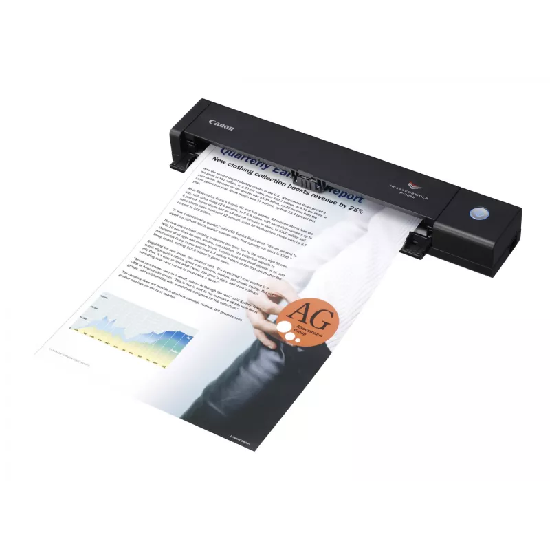 Canon imageFORMULA P-208II nešiojamasis dvipusis dokumentų skaitytuvas, 216 x 356 mm, 600 x 600 DPI, 24 bitų, 8 ppm, 6 ppm, 16 ipm
