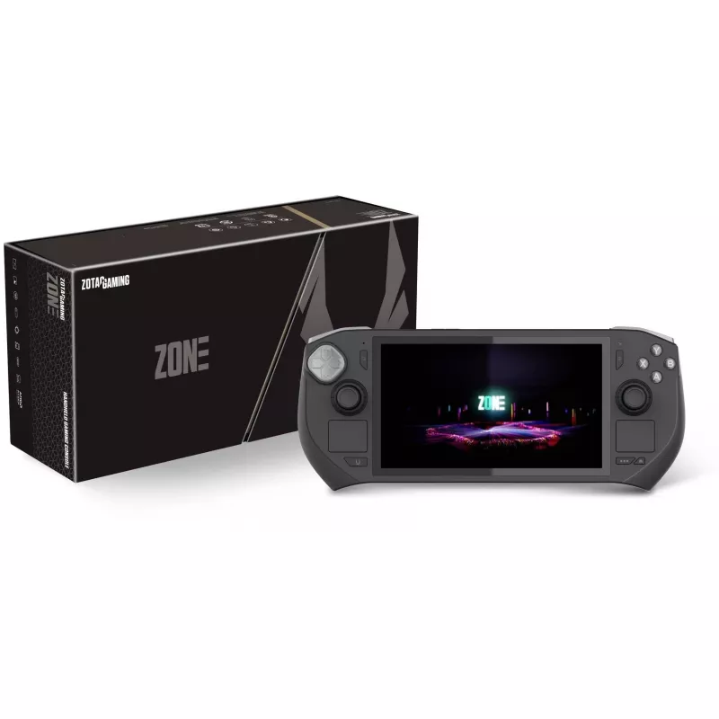 Nešiojama žaidimų konsolė Zotac Zone 512 GB Wi-Fi 7 col. 3300 MHz Juoda