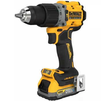 Pistol grip drill DeWALT DCD805E2T-QW, 18V Li-Ion 1.7Ah x2, brushless, 2000 RPM, 90 Nm, 13 mm chuck