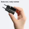 usams telefono įkroviklis 1x USB-C T36 + Lightning PD — kompaktiškas PD įkroviklis su USB-C ir Lightning