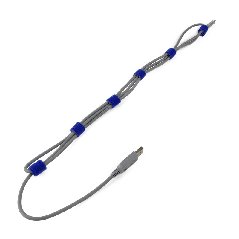 LABEL THE CABLE LTC PRO Roll Strap, dvipusis kabliukų ir kilpų ritinys, 25 m, juoda
