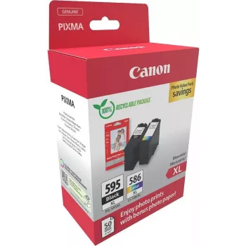 Originali Canon 7170C004 rašalo kasečių pakuotė, didelio našumo (XL), 2 vnt. — juoda, žydra, purpurinė, geltona, 9,7 ml