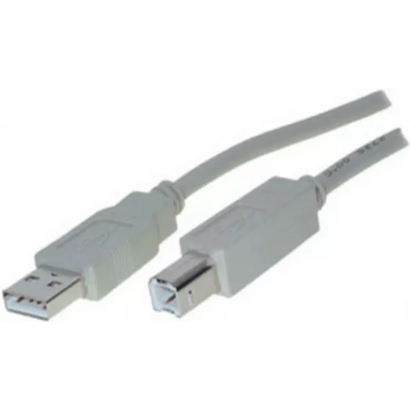 USB kabelis ShiverPeaks BS77023 3m USB 2.0 A į B Pilkas