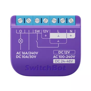 Garažo vartų valdiklis SwitchBot W5502330 — išmaniojo namo automatizavimo priedas, skirtas nuotoliniam valdymui ir integracijai