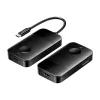 USB-C į HDMI belaidis siųstuvas/imtuvas Vention ADOBB — 4K@30Hz, 1×HDMI, USB-C laidas 1 m, juodas