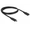USB kabelis DeLOCK 85533 USB 3.2 Gen 1 1m USB C juodas