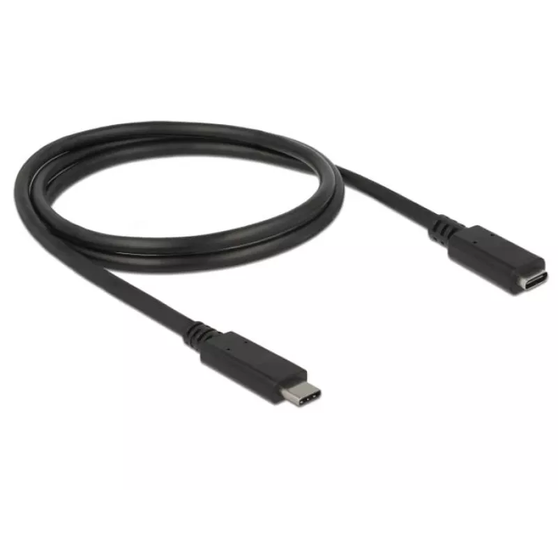 USB kabelis DeLOCK 85533 USB 3.2 Gen 1 1m USB C juodas