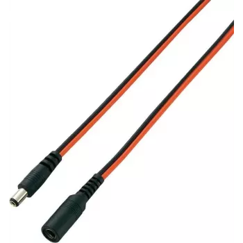 VOLTCRAFT žemos įtampos ilginamasis laidas žemos įtampos kištukas – žemos įtampos lizdas 5,5 mm 2,5 mm 5,5 mm 2,5 mm 3,00 m 1 vnt. (93025c183)