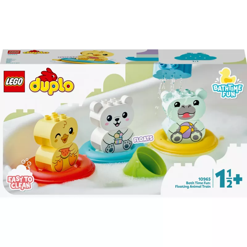 LEGO DUPLO 10965 MAUDYMOSI SMAGUMAS: PLŪDURIUOJANTIS GYVŪNŲ TRAUKINYS