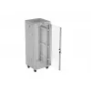 LANBERG 19 colių 32U stovintis stovas-spinta 600×600 mm pilka su perforuotomis durimis ir LCD (plokščia pakuotė)