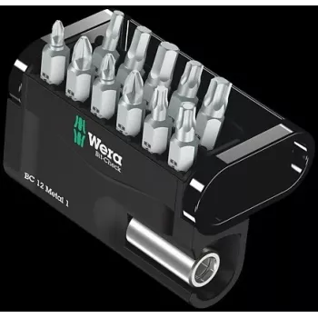 Wera BC 12 Metal 1 atsuktuvo antgalis 12 vnt.