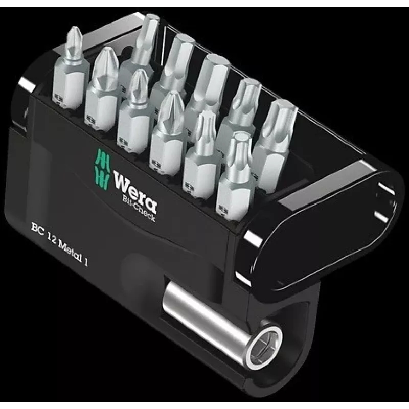 Wera BC 12 Metal 1 atsuktuvo antgalis 12 vnt.