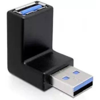 USB 3.0 M/F jungtis DeLOCK 65340 juoda