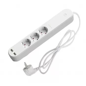 Išmanusis ilgintuvas Denver SHP-310U 3 AC lizdai F tipas 3680 W