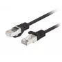 Lanberg Laidas Patch Cat.6 Ftp 0,5 M Juodas Fluke Passato Pakuotė Po 10 Vnt. (F/UTP, CAT6, 0,50m), Tinklo Laidas