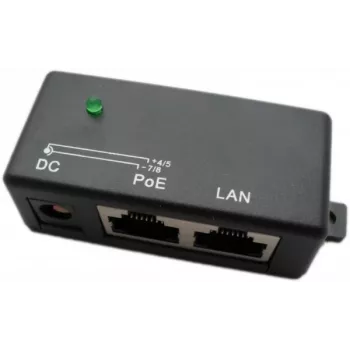 PoE injektorius Extralink 1 prievadas 100Mb/s RJ45