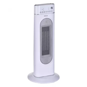 Elektrinis keraminis šildytuvas NOVEEN PTC3000, 2000 W (1200 W min), LED ekranas, laikmatis, nuotolinio valdymo pultelis, virpesiai, baltas