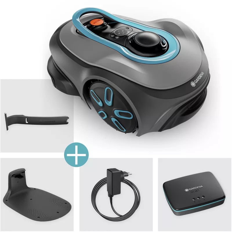 Robotinė vejapjovė Gardena smart SILENO free Maksimalus vejos plotas 1200 m² Pjovimo plotis 16 cm