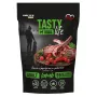 Drėgnas šunų maistas BIOFEED Tasty Life ėriena 90% 500 g pakelis suaugusiems šunims, visavertis pašaras, be sojų ir cukraus