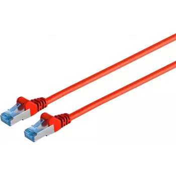 Tinklo kabelis S/CONN 75725-R Raudonas 15m Cat6a S/FTP