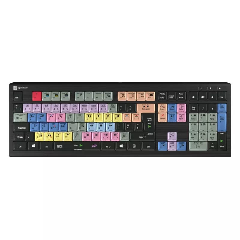 Logickeyboard VZ-2320091 Juoda